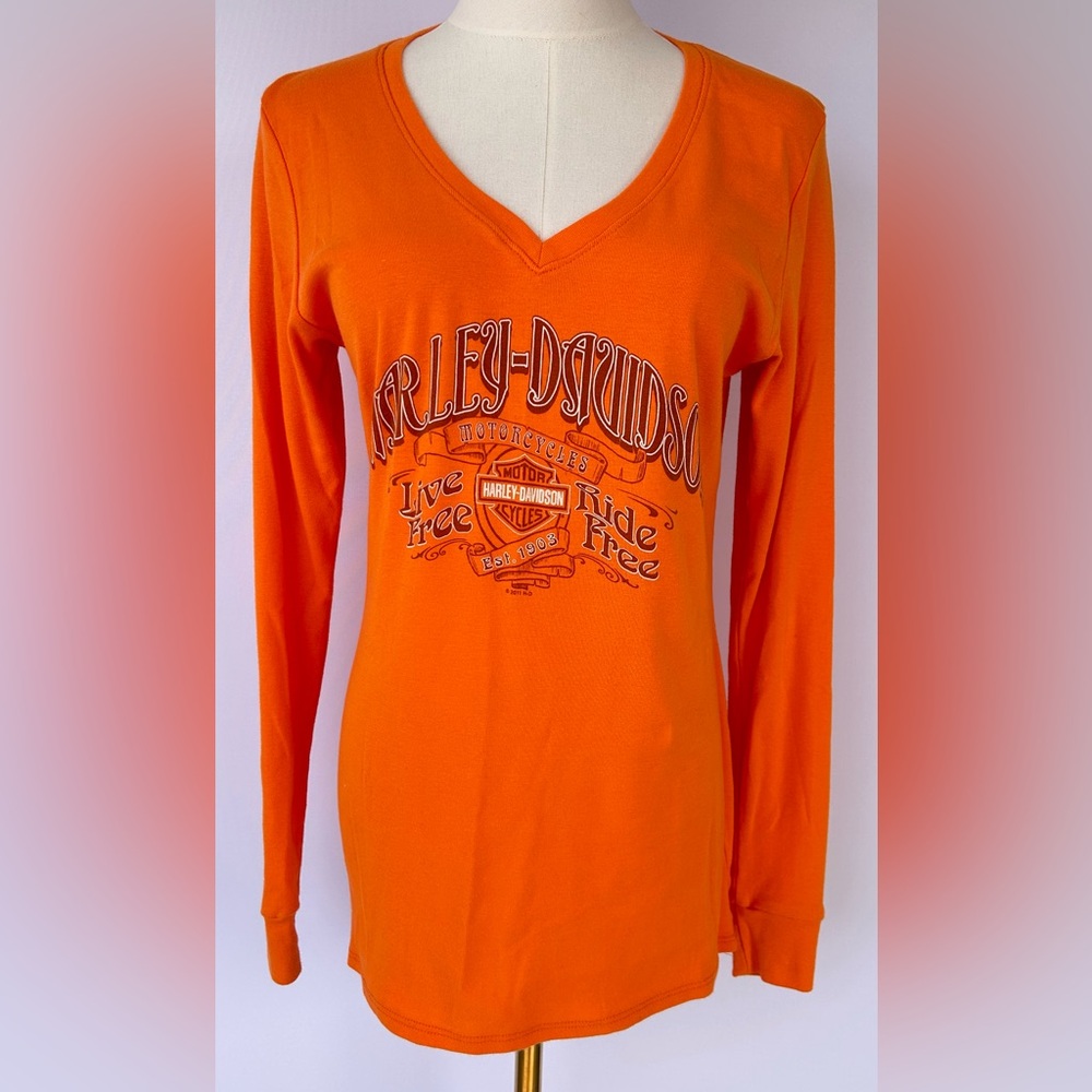 Harley-Davidson Women’s V-Neck Tee “1903 Collection “ Las Vegas HD Size Large